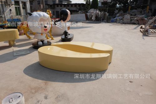 玻璃钢厂家生产花瓣形休闲椅 商场休闲椅 高端艺术品组合座椅